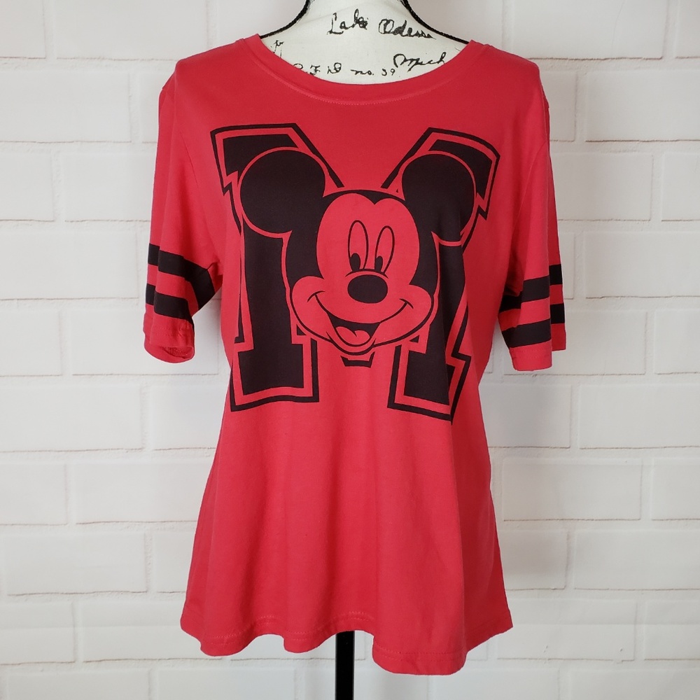 Disney Mickey Mouse M T-Shirt Red Size XXL 19